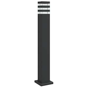 Venkovní stojací lampa černá 80 cm hliník - obrázek 2