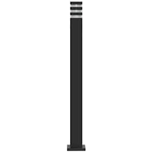 Venkovní stojací lampa černá 110 cm hliník - obrázek 5