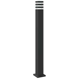 Venkovní stojací lampa černá 110 cm hliník - obrázek 6