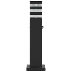 Venkovní stojací lampy s čidlem 3 ks černé 50 cm hliník - obrázek 5