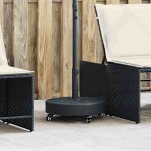 Podstavek za senčnik s kolesi za drog Ø38/48 mm 27 kg okrogel