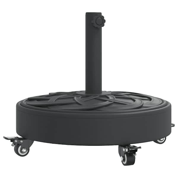 vidaXL ratastega p&auml;ikesevarju alus, &Oslash;38/48 mm postile, 27 kg &uuml;mmargune