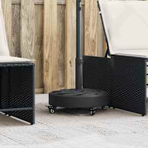 Podstavek za senčnik s kolesi za drog Ø38/48 mm 27 kg okrogel