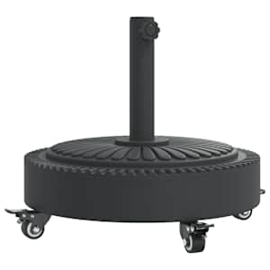 vidaXL ratastega p&auml;ikesevarju alus, &Oslash;38/48 mm postile, 27 kg &uuml;mmargune