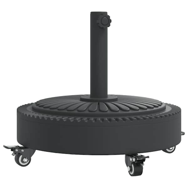 vidaXL ratastega p&auml;ikesevarju alus, &Oslash;38/48 mm postile, 27 kg &uuml;mmargune