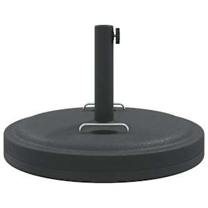 Stojan na slunečník s úchyty pro tyč Ø 38 / 48 mm 25 kg kruhový - obrázek 5