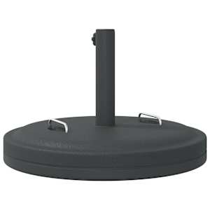 Stojan na slunečník s úchyty pro tyč Ø 38 / 48 mm 25 kg kruhový - obrázek 6