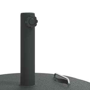 Stojan na slunečník s úchyty pro tyč Ø 38 / 48 mm 25 kg kruhový - obrázek 8