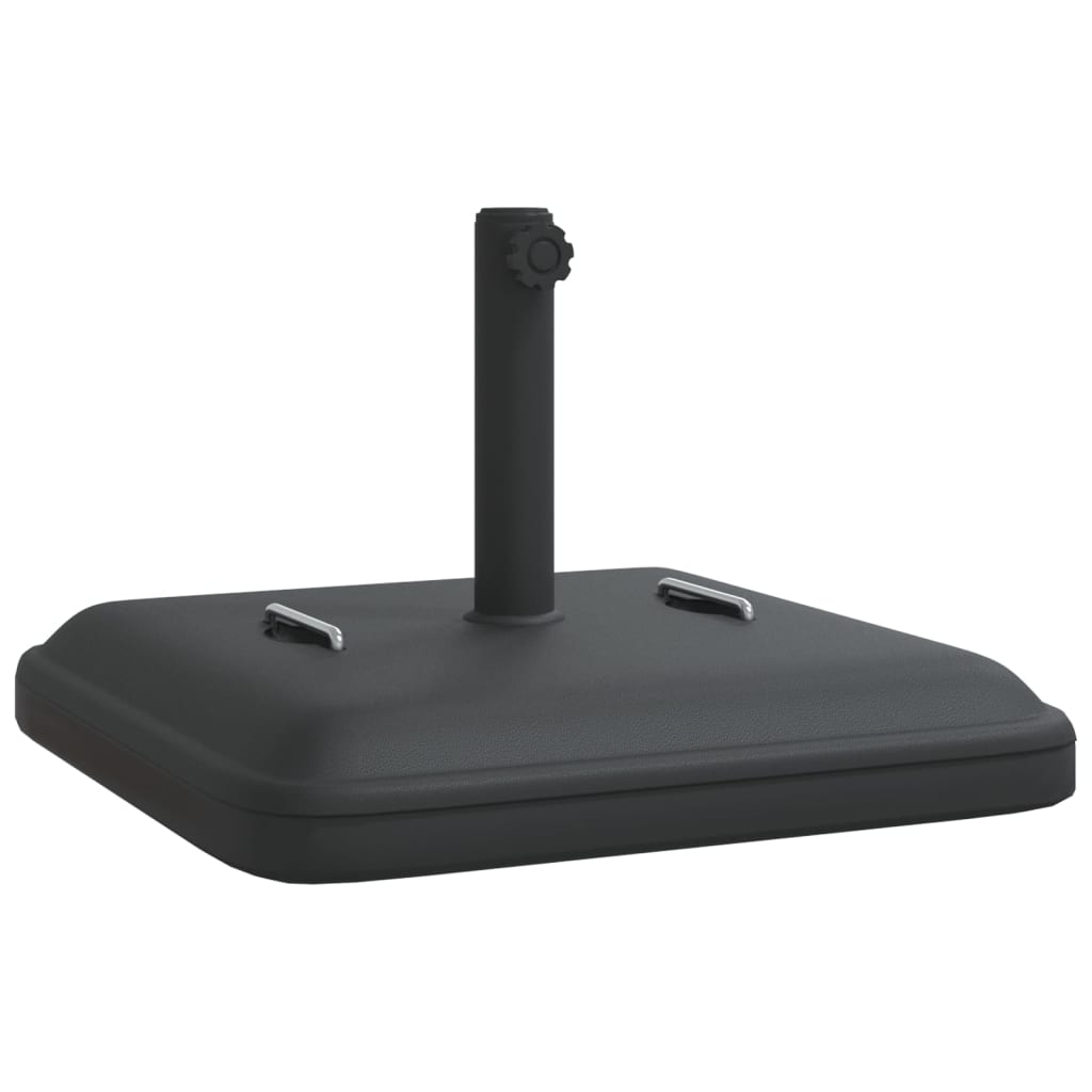 vidaXL Stojan na slunečník s úchyty pro tyč Ø 38 / 48 mm 27 kg čtverec