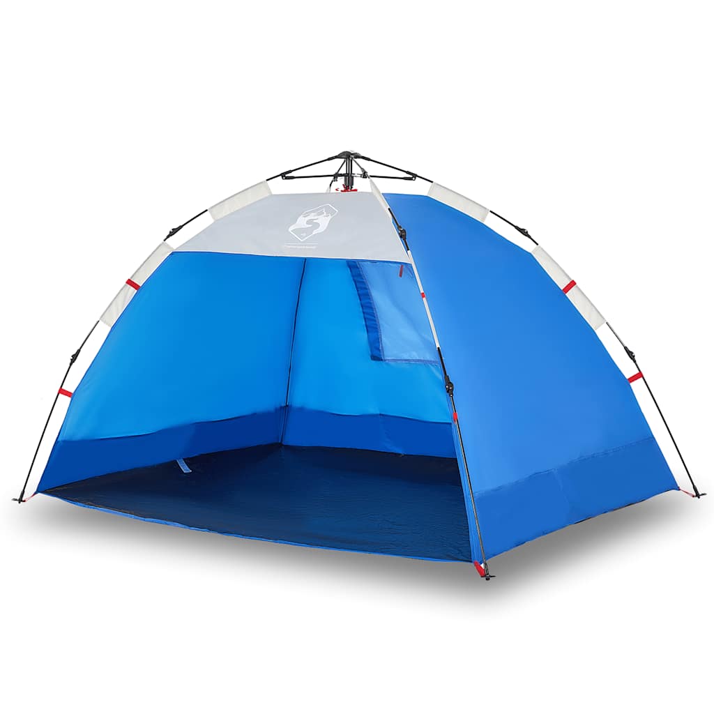 vidaXL Cort camping 2 persoane albastru azur impermeabil setare rapidă