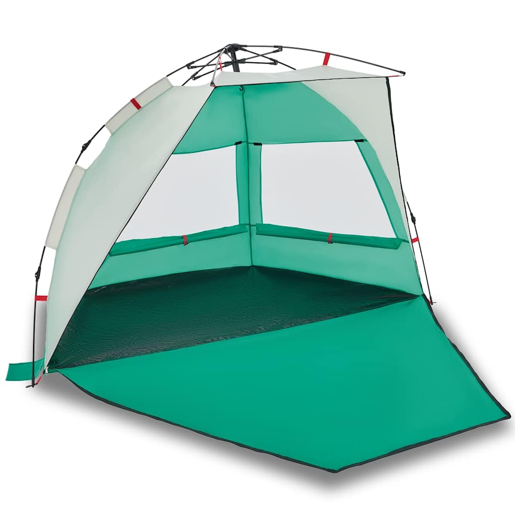 vidaXL Cort camping 2 persoane verde marin impermeabil setare rapidă