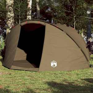 Šotor za ribolov za 5 oseb olivno zelen vodoodporen