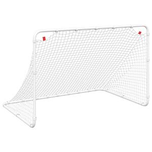 vidaXL jalgpalliv&auml;rav, valge, 122 x 81 x 81 cm, teras