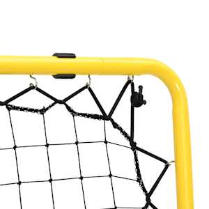 Fotbalový rebounder oboustranný nastavitelný žlutý a černý ocel - obrázek 7