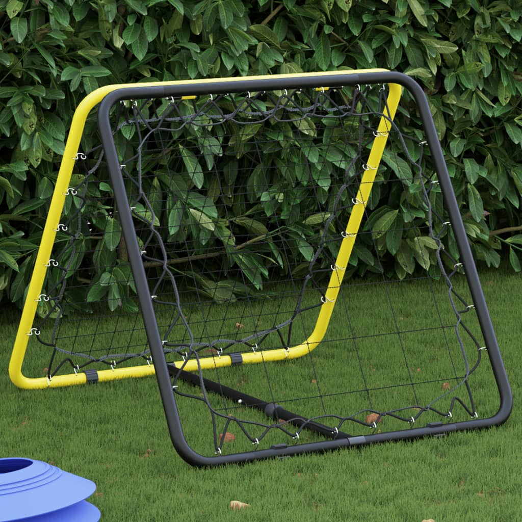 Football Rebounder Double Side Adjustable Yellow and Black Steel - MK ...