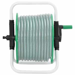 Volně stojící zelený hadicový naviják pro 45m 1/2" hadici ocel - obrázek 2