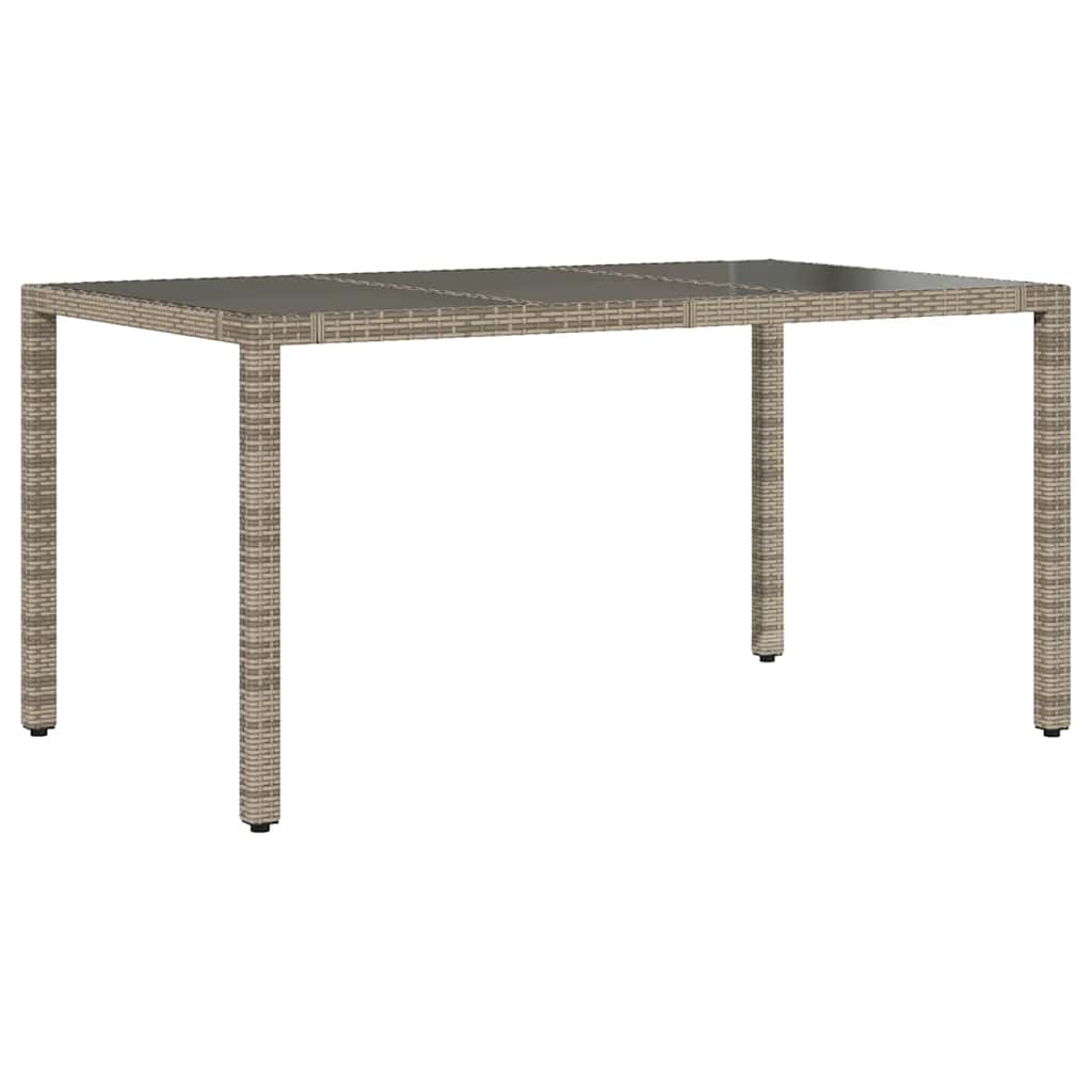 vidaXL 5-delige Bistroset met kussens poly rattan grijs, foto 4