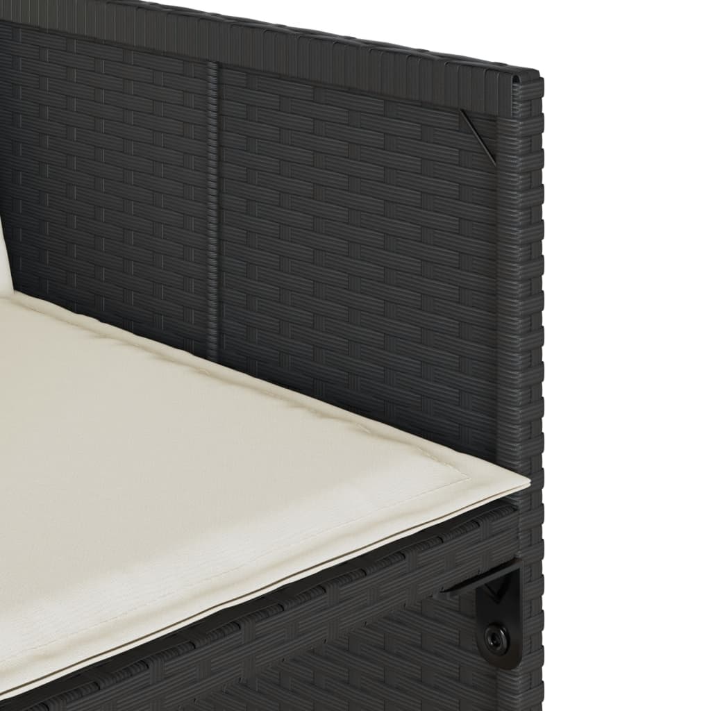 Gartenmöbel Essgruppe Gartengarnitur Sitzgruppe Tisch Stühle Poly Rattan collection vidaXL