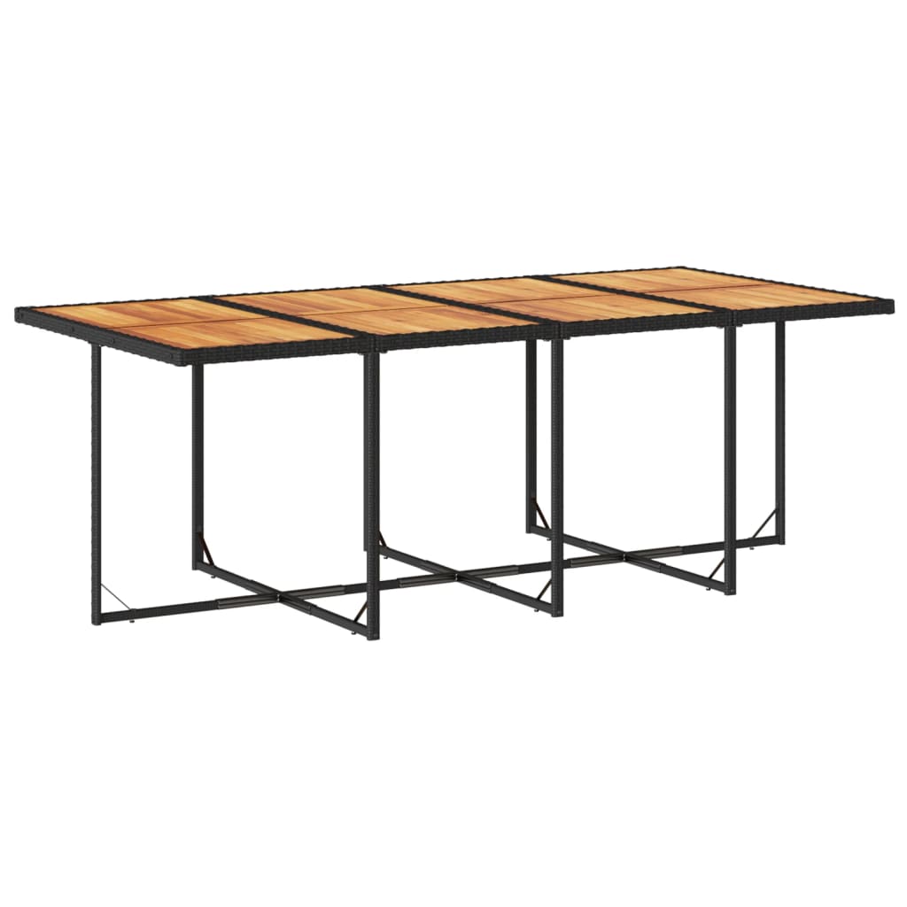 vidaXL 17-delige Tuinset met kussens poly rattan zwart afbeelding