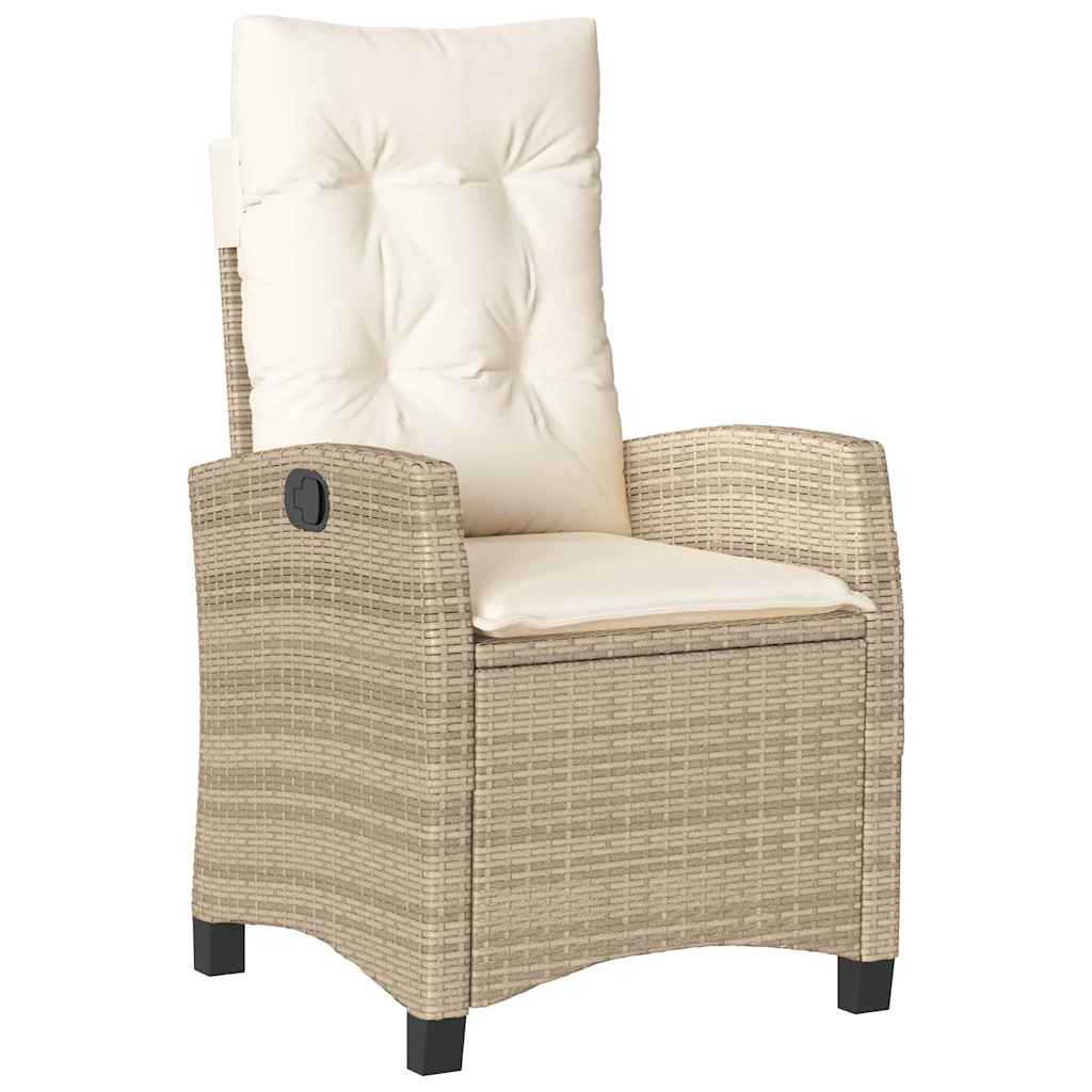 Thumbnail - vidaXL 4-tlg. Garten-Essgruppe mit Kissen Beige Poly Rattan