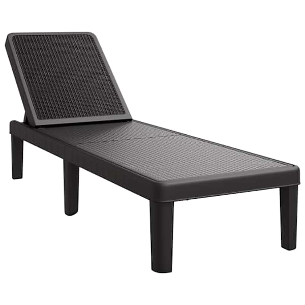 vidaXL reguleeritava k&otilde;rgusega lamamistool 155,5x57x28cm pol&uuml;prop&uuml;leen