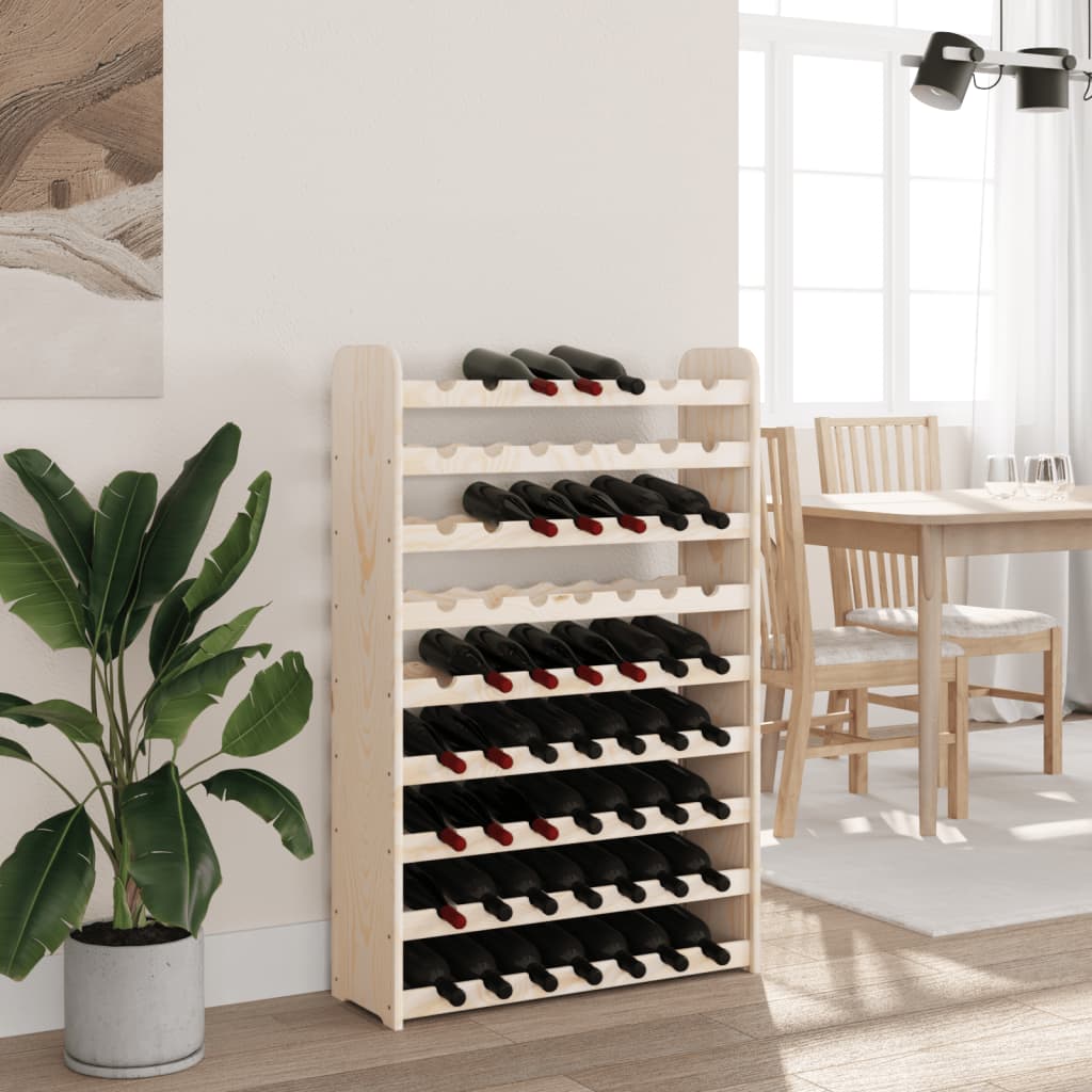 Thumbnail - vidaXL Weinregal 72,5x25x111,5 cm Massivholz Kiefer