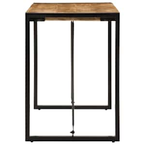 Jídelní stůl 120 x 55 x 76 cm masivní hrubé mangovníkové dřevo - obrázek 3