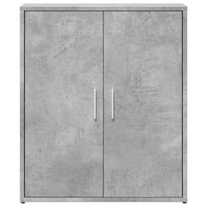 Příborníky 2 ks betonově šedé 60 x 31 x 70 cm kompozitní dřevo - obrázek 5