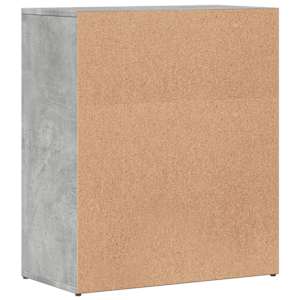 Příborníky 2 ks betonově šedé 60 x 31 x 70 cm kompozitní dřevo - obrázek 7