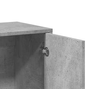 Příborníky 2 ks betonově šedé 60 x 31 x 70 cm kompozitní dřevo - obrázek 8