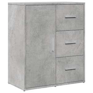 Příborníky 2 ks betonově šedé 60 x 31 x 70 cm kompozitní dřevo - obrázek 4