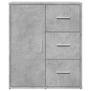 Příborníky 2 ks betonově šedé 60 x 31 x 70 cm kompozitní dřevo - obrázek 5
