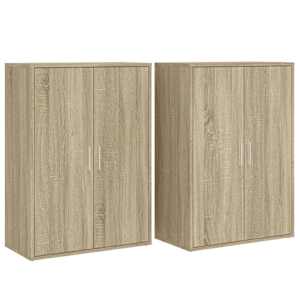 vidaXL puhvetkapid 2 tk, Sonoma tamm, 60 x 31 x 84 cm, tehispuit