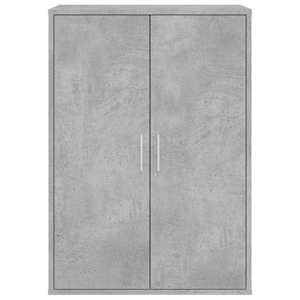 Příborníky 2 ks betonově šedé 60 x 31 x 84 cm kompozitní dřevo - obrázek 5