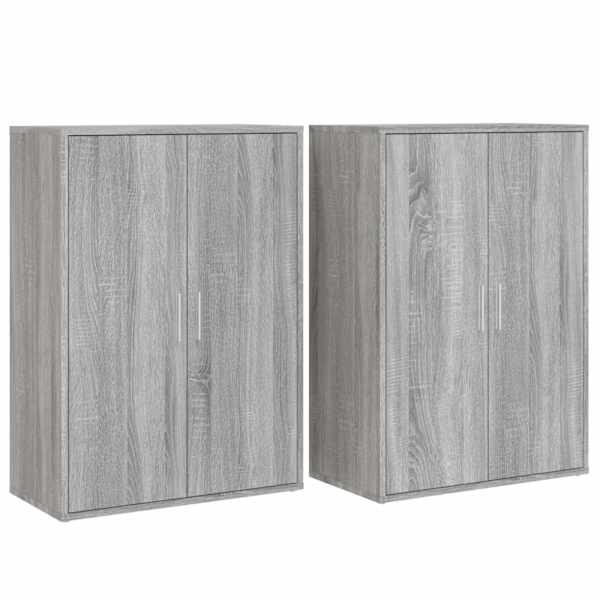 vidaXL puhvetkapid 2 tk, hall Sonoma tamm, 60 x 31 x 84 cm, tehispuit