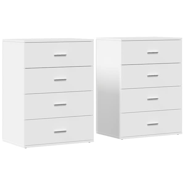 vidaXL puhvetkapid 3 tk, valge, 60x39x80 cm, tehispuit