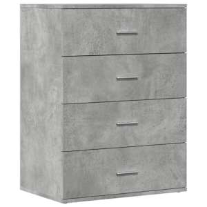 Příborníky 2 ks betonově šedé 60 x 39 x 80 cm kompozitní dřevo - obrázek 4