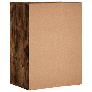 Příborníky 2 ks kouřový dub 60 x 39 x 80 cm kompozitní dřevo - obrázek 7