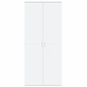 Skříň highboard bílá 80 x 35 x 180 cm kompozitní dřevo - obrázek 3