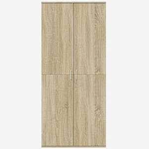 Skříň highboard dub sonoma 80 x 35 x 180 cm kompozitní dřevo - obrázek 3