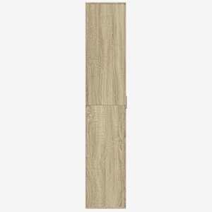 Skříň highboard dub sonoma 80 x 35 x 180 cm kompozitní dřevo - obrázek 4