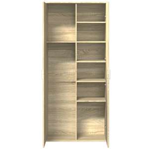 Skříň highboard dub sonoma 80 x 35 x 180 cm kompozitní dřevo - obrázek 7