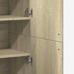 Skříň highboard dub sonoma 80 x 35 x 180 cm kompozitní dřevo - obrázek 8