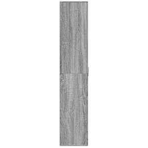 Skříň highboard šedá sonoma 80 x 35 x 180 cm kompozitní dřevo - obrázek 4