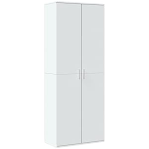 Skříň highboard bílá 70 x 35 x 180 cm kompozitní dřevo - obrázek 2