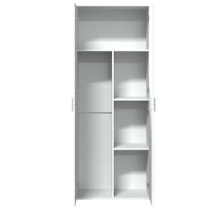 Skříň highboard bílá 70 x 35 x 180 cm kompozitní dřevo - obrázek 7