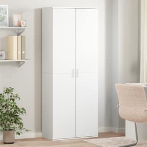 Skříň highboard bílá 70 x 35 x 180 cm kompozitní dřevo - obrázek 1