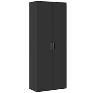 Skříň highboard černá 70 x 35 x 180 cm kompozitní dřevo - obrázek 2