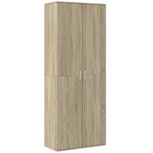 Skříň highboard dub sonoma 70 x 35 x 180 cm kompozitní dřevo - obrázek 2