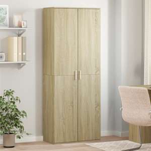 Skříň highboard dub sonoma 70 x 35 x 180 cm kompozitní dřevo